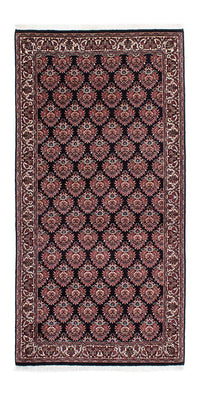 Tapis de couloir Tapis persan - Bidjar - 200 x 100 cm - bleu foncé