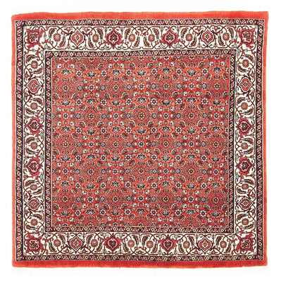 Tapis persan - Bidjar carré  - 97 x 95 cm - rouge