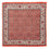 Tapis persan - Bidjar carré  - 97 x 95 cm - rouge