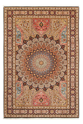 Tapis persan - Tabriz - 351 x 254 cm - marron clair