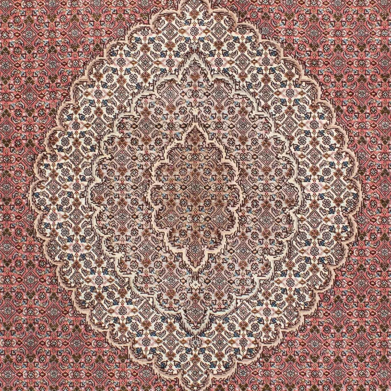 Tapis persan - Tabriz - 210 x 152 cm - rouge clair