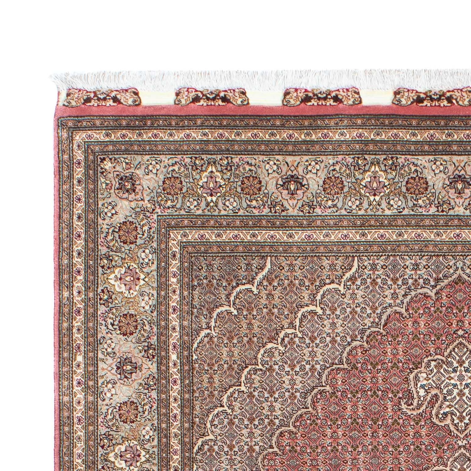 Tapis persan - Tabriz - 210 x 152 cm - rouge clair