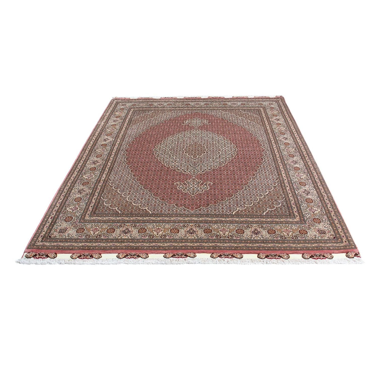 Tapis persan - Tabriz - 210 x 152 cm - rouge clair
