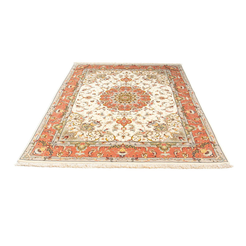 Tapis persan - Tabriz - Royal - 198 x 150 cm - beige