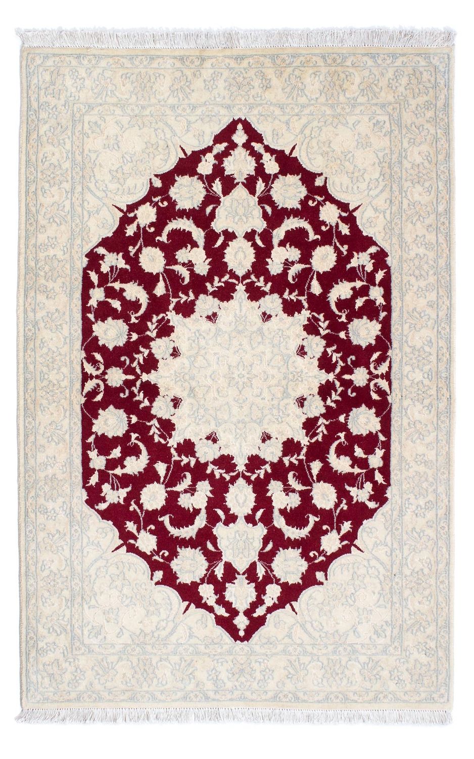 Tapis persan - Nain - Royal - 150 x 97 cm - beige