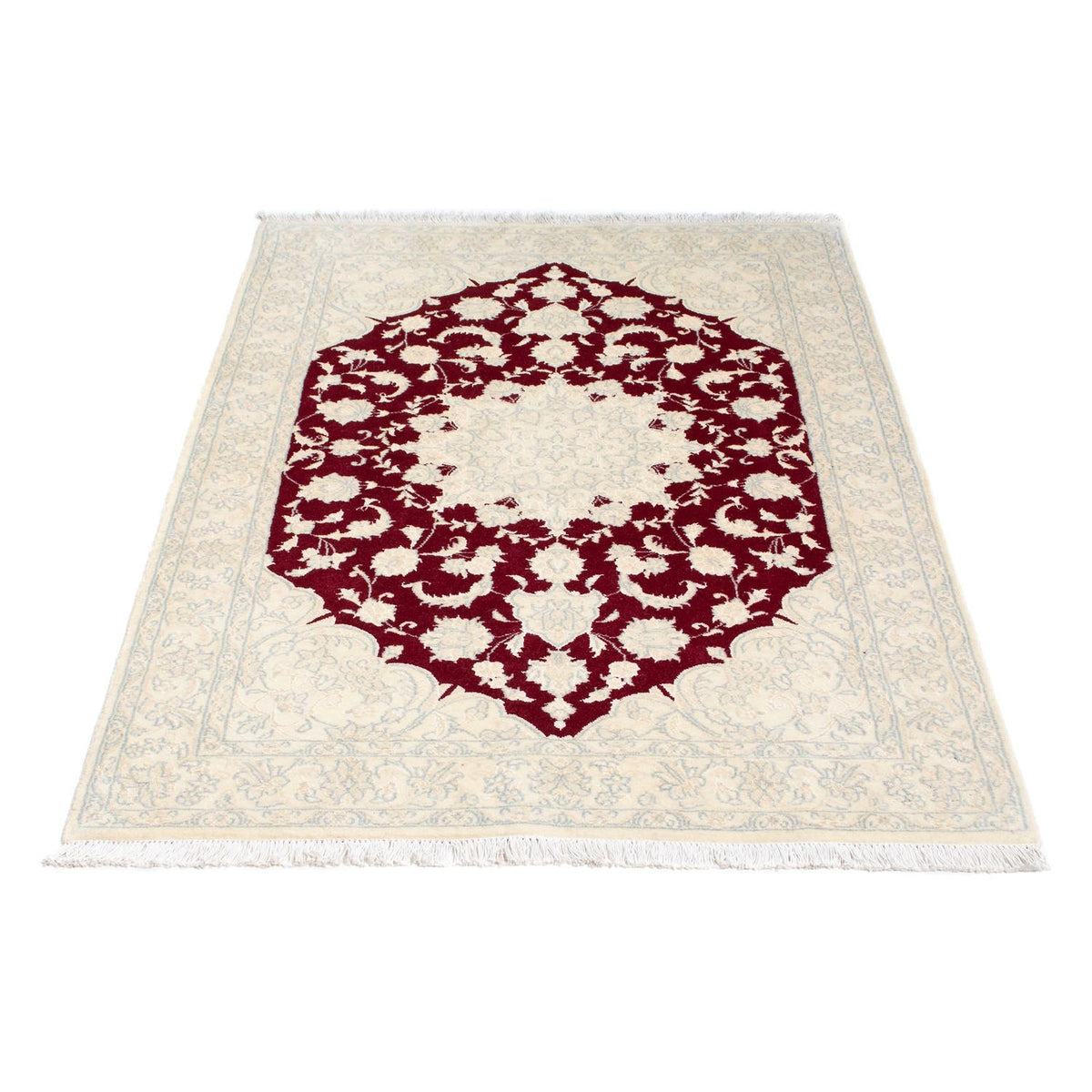 Tapis persan - Nain - Royal - 150 x 97 cm - beige