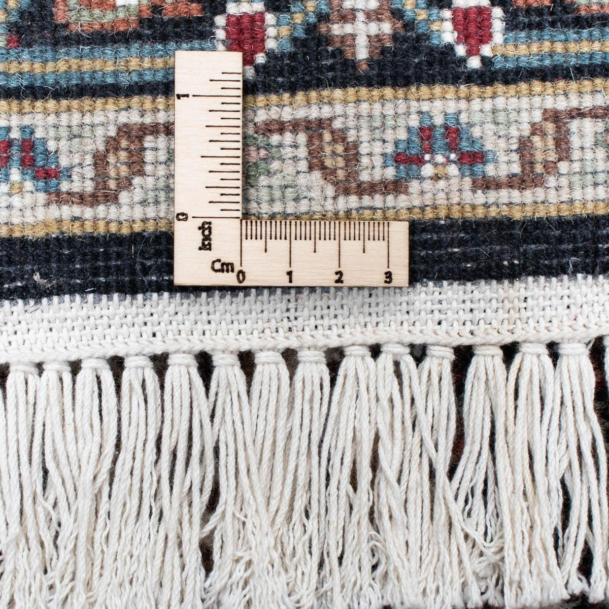 Tapis de couloir Tapis persan - Tabriz - 196 x 73 cm - bleu foncé