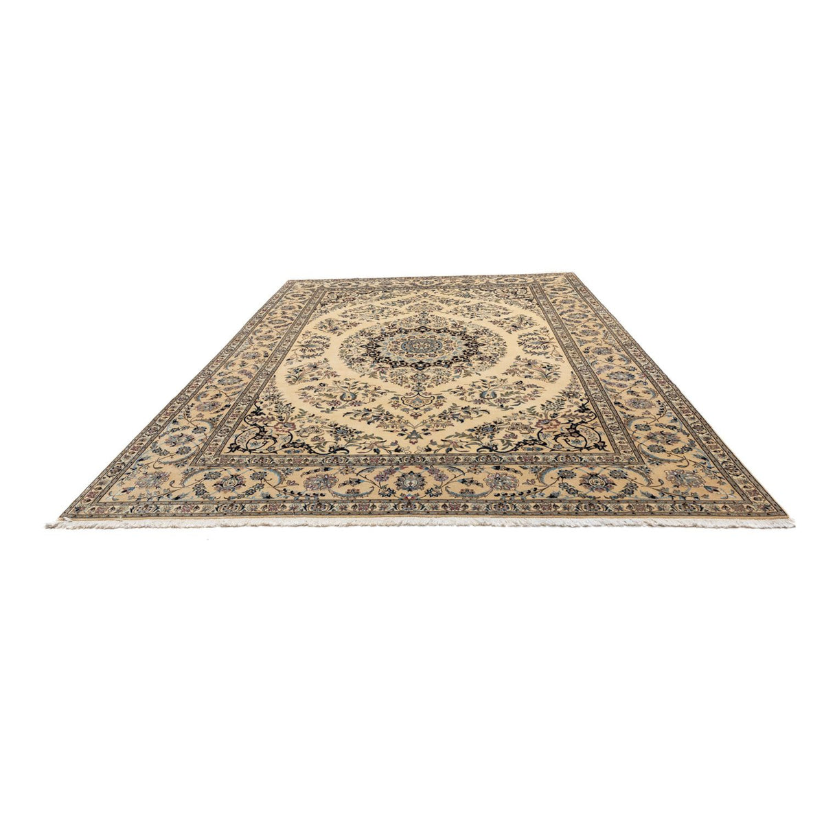 Tapis persan - Nain - Royal - 346 x 249 cm - beige