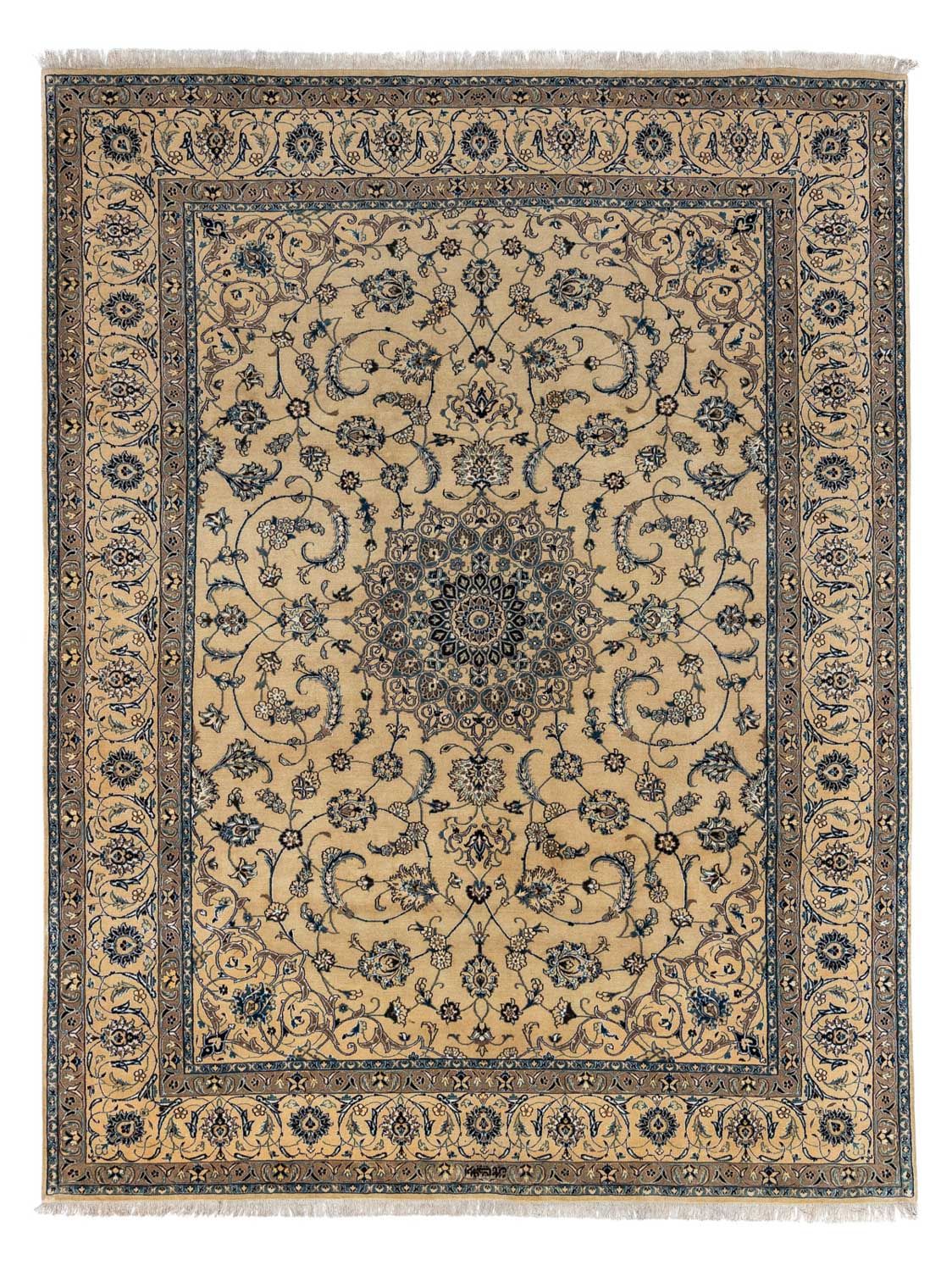Tapis persan - Nain - Premium - 335 x 251 cm - beige