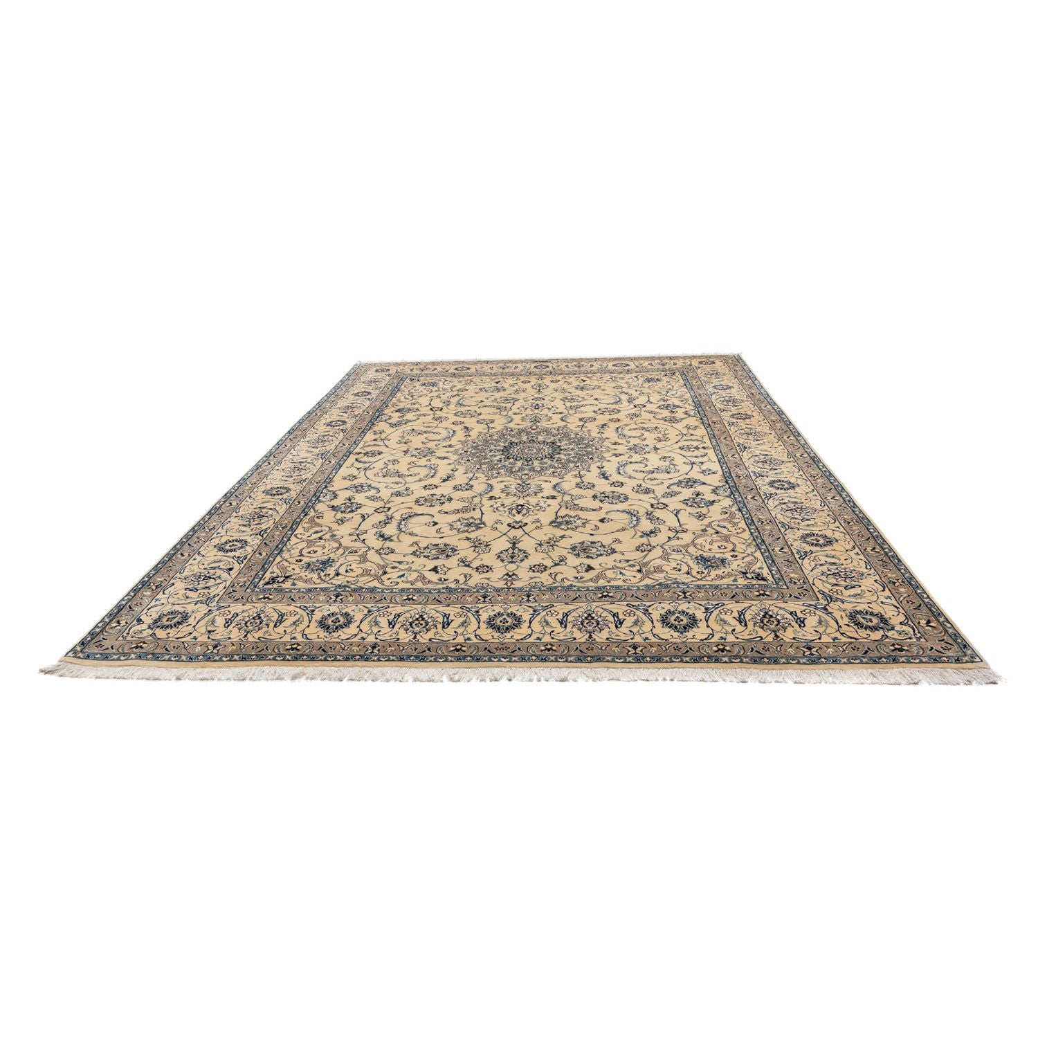 Tapis persan - Nain - Premium - 335 x 251 cm - beige