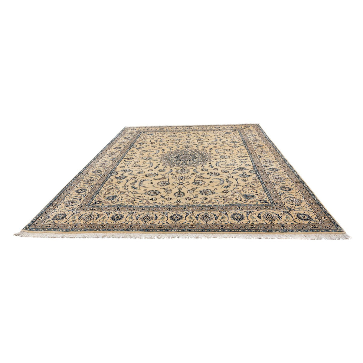 Tapis persan - Nain - Premium - 335 x 251 cm - beige