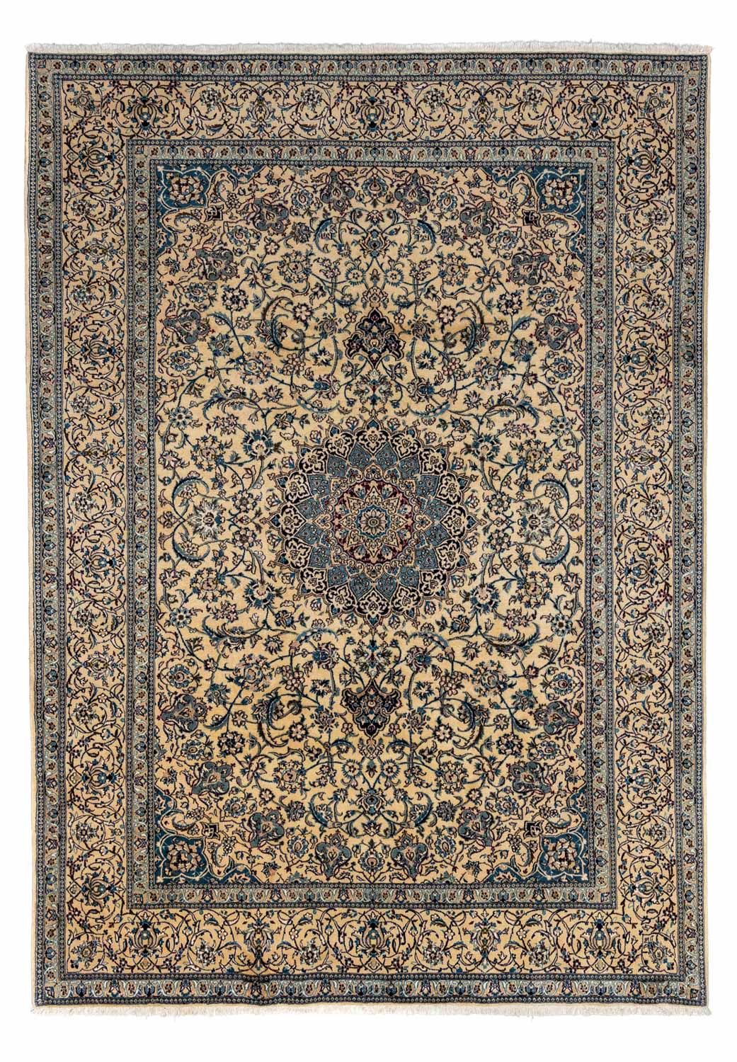 Tapis persan - Nain - Royal - 348 x 249 cm - beige