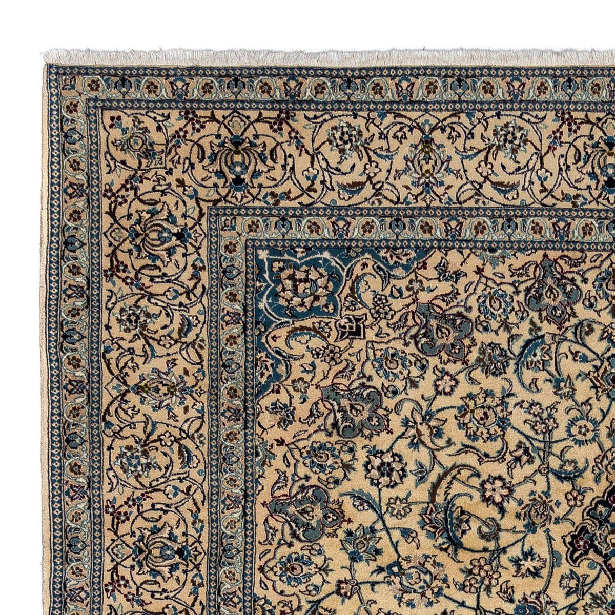 Tapis persan - Nain - Royal - 348 x 249 cm - beige