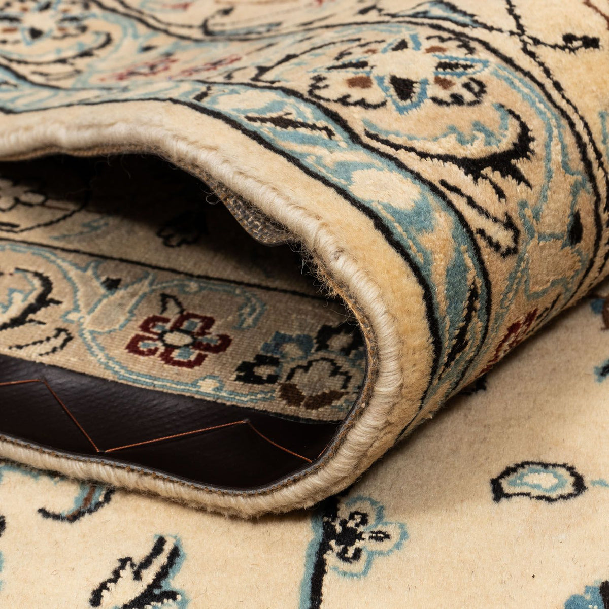 Tapis persan - Nain - Royal - 354 x 248 cm - beige foncé