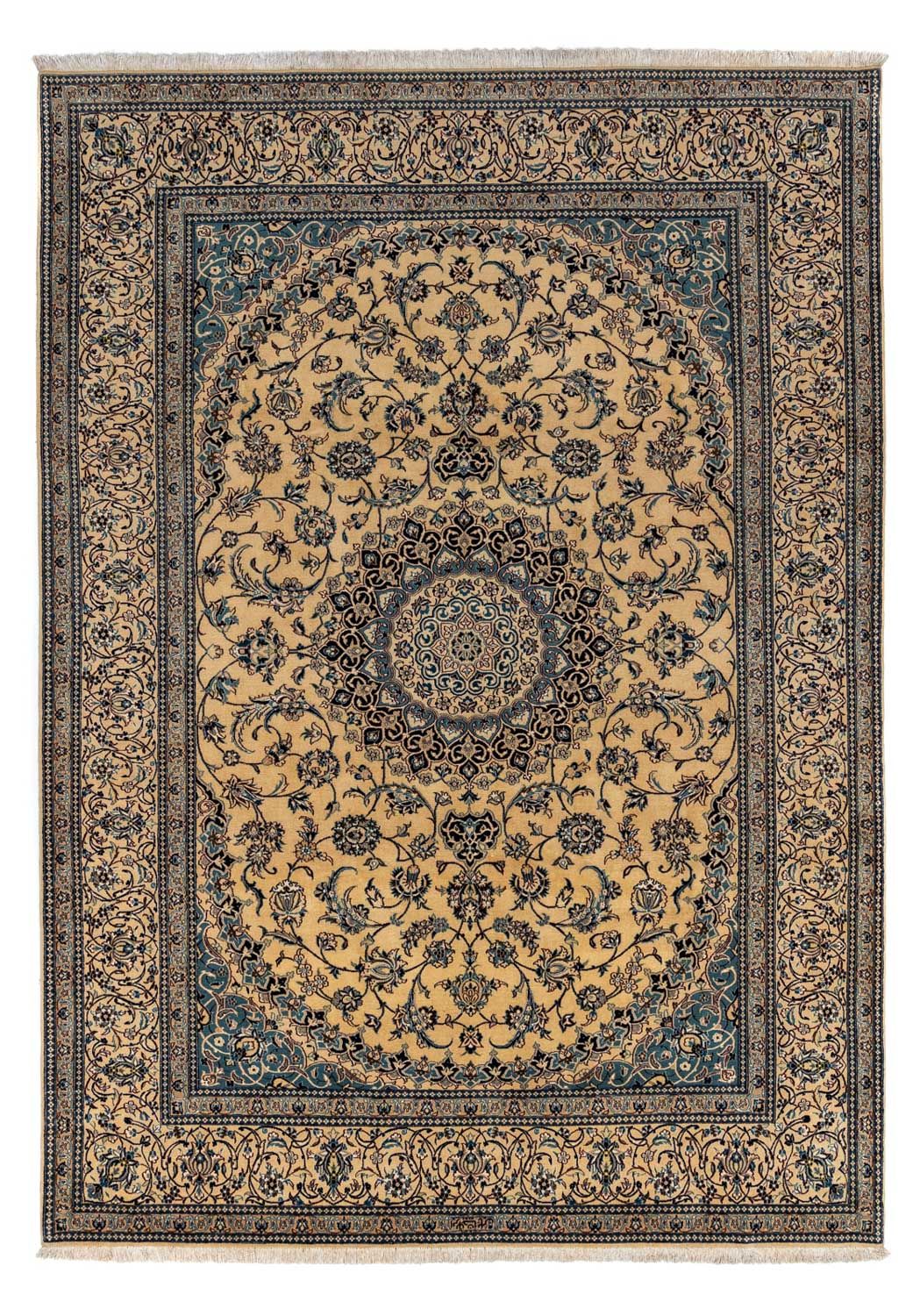 Tapis persan - Nain - Royal - 360 x 249 cm - beige foncé