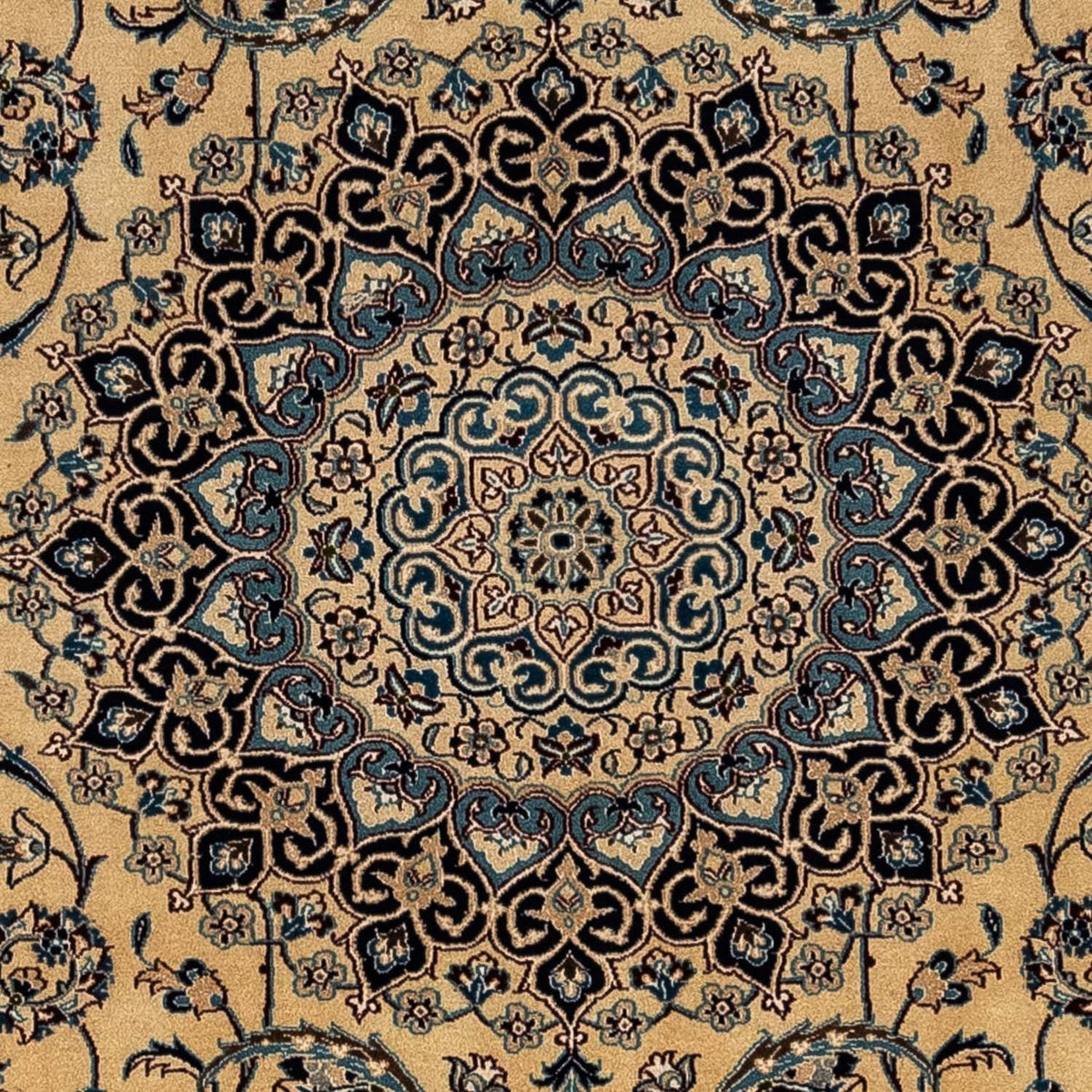 Tapis persan - Nain - Royal - 360 x 249 cm - beige foncé