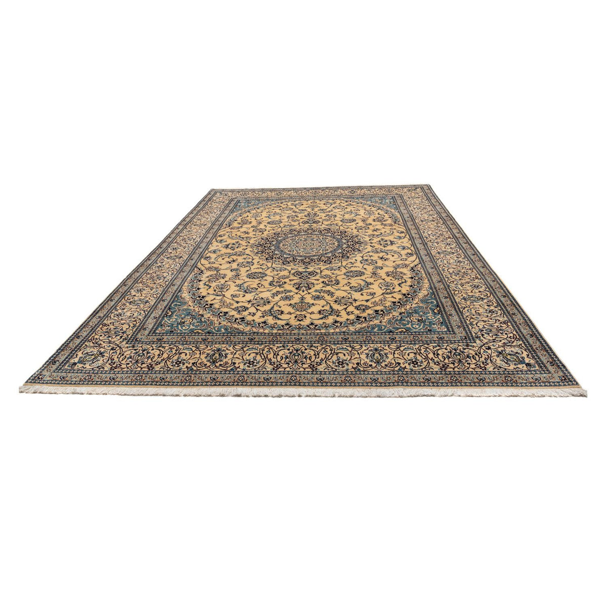 Tapis persan - Nain - Royal - 360 x 249 cm - beige foncé