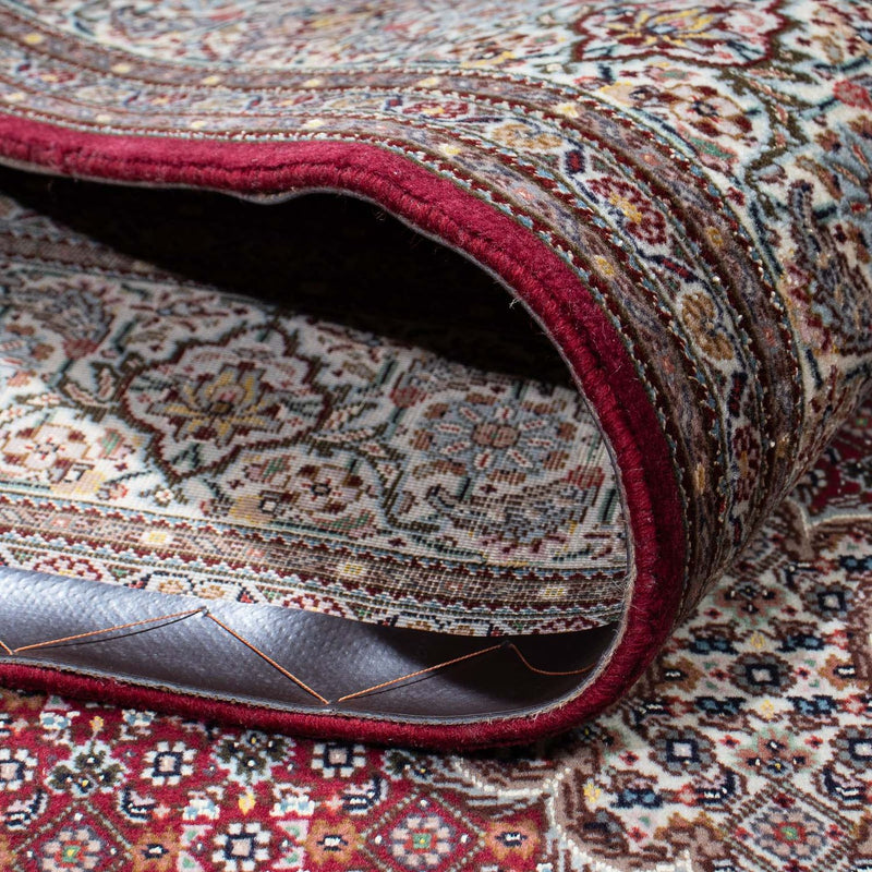 Tapis persan - Tabriz - 210 x 152 cm - rouge foncé