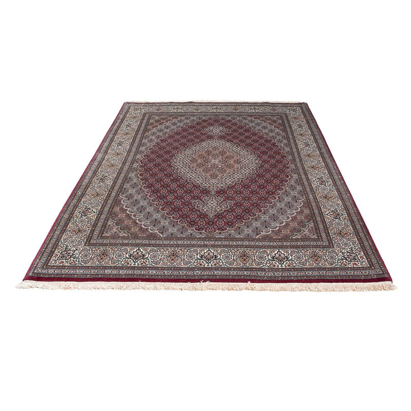 Tapis persan - Tabriz - 210 x 152 cm - rouge foncé