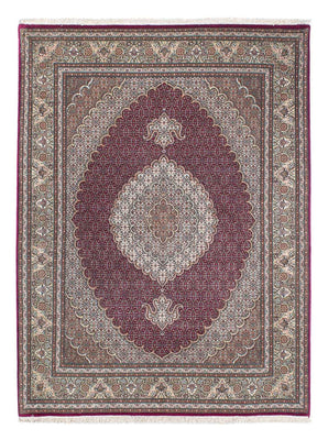Tapis persan - Tabriz - 206 x 153 cm - rouge foncé