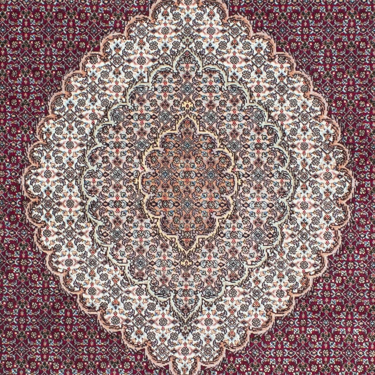 Tapis persan - Tabriz - 206 x 153 cm - rouge foncé