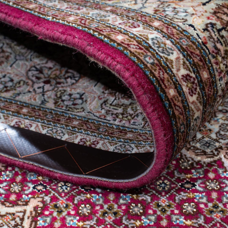Tapis persan - Tabriz - 206 x 153 cm - rouge foncé