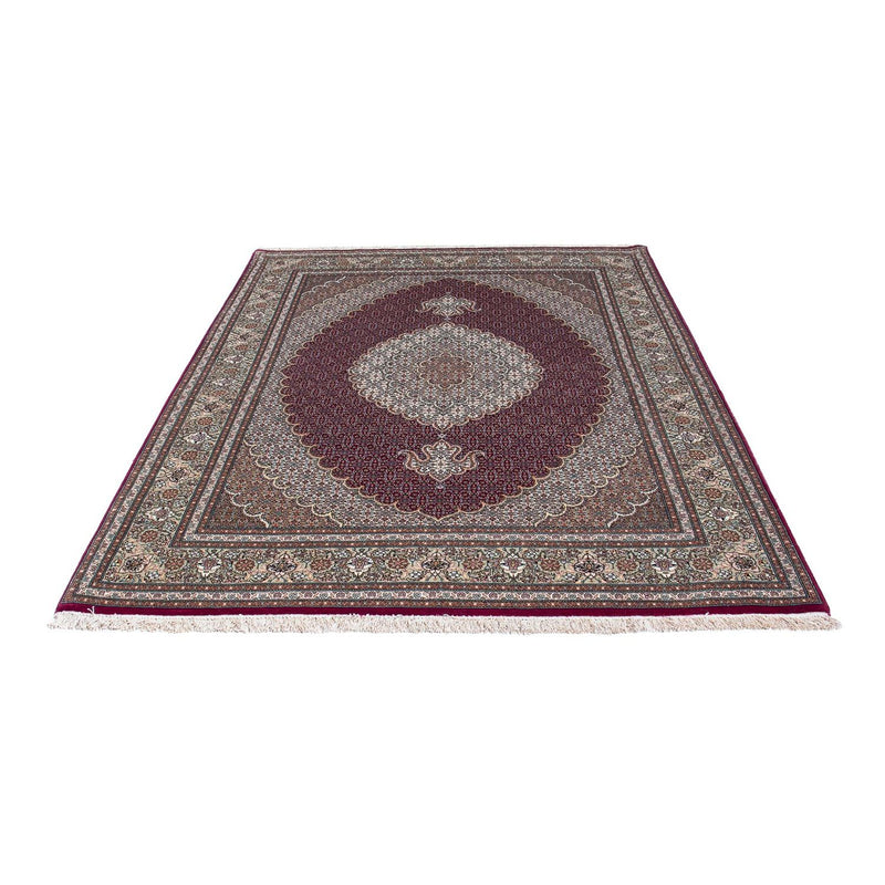 Tapis persan - Tabriz - 206 x 153 cm - rouge foncé