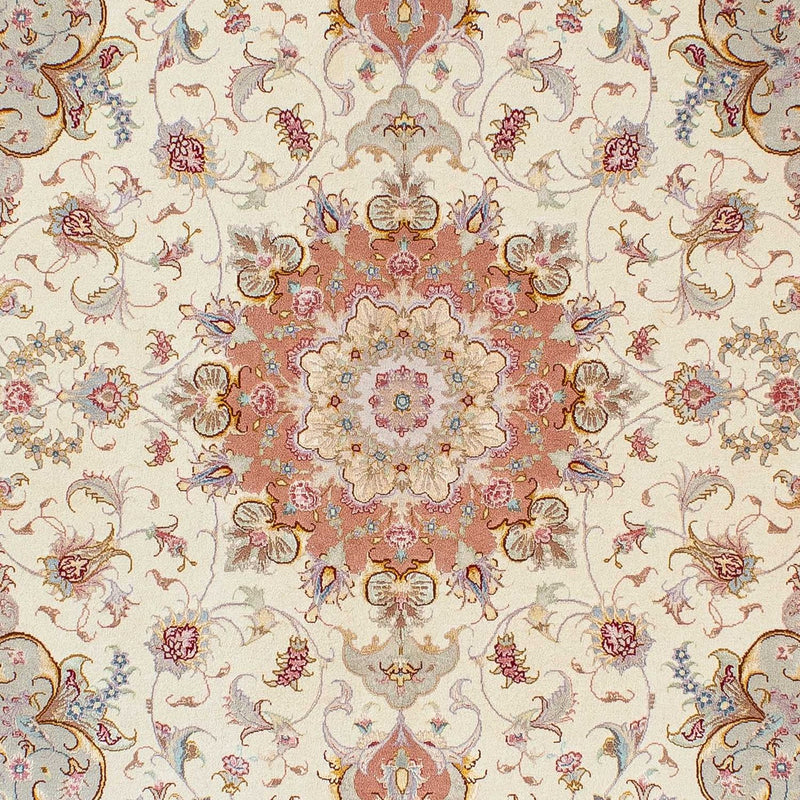Tapis persan - Tabriz - Royal - 205 x 152 cm - beige
