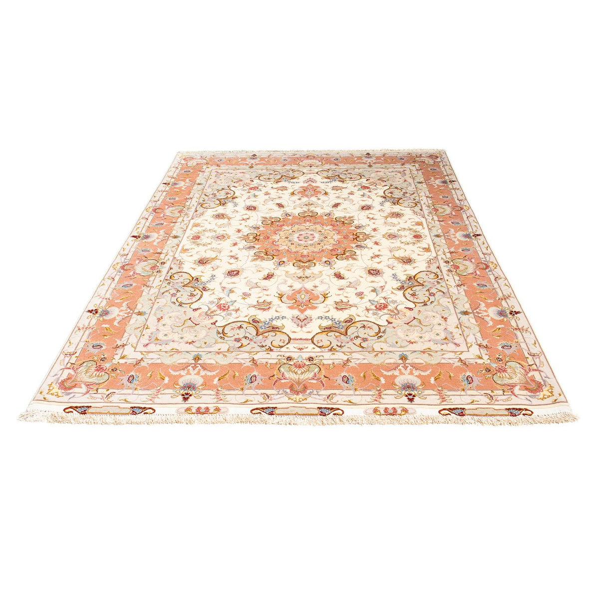 Tapis persan - Tabriz - Royal - 205 x 152 cm - beige
