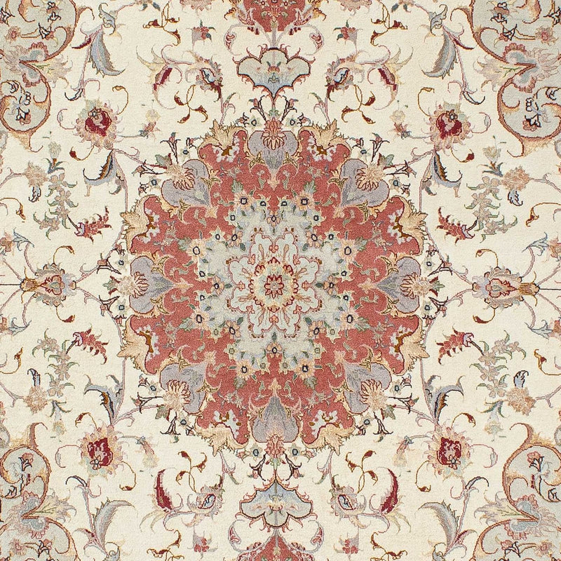 Tapis persan - Tabriz - Royal - 202 x 151 cm - beige