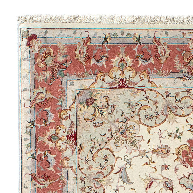 Tapis persan - Tabriz - Royal - 202 x 151 cm - beige