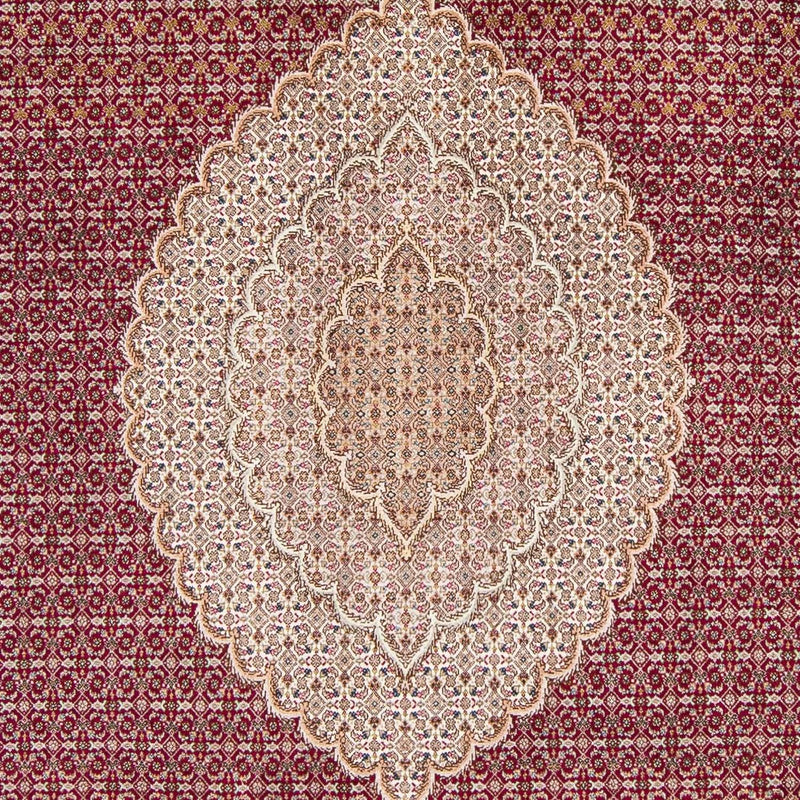 Tapis persan - Tabriz - 323 x 204 cm - rouge foncé
