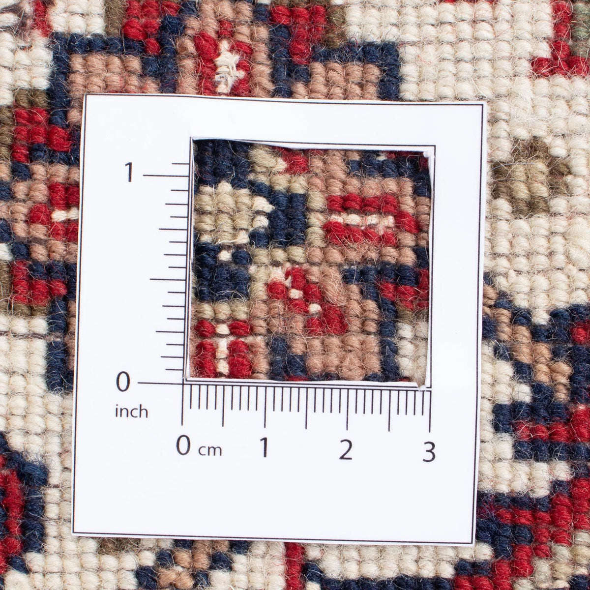 Tapis persan - Bidjar - 303 x 249 cm - rouge foncé