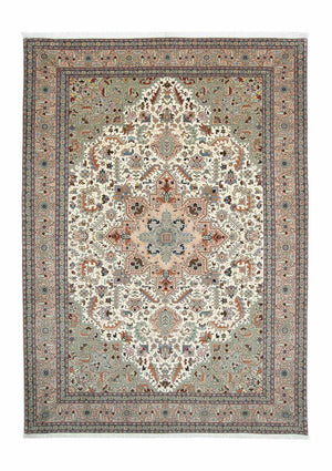 Tapis persan - Tabriz - Royal - 300 x 205 cm - beige