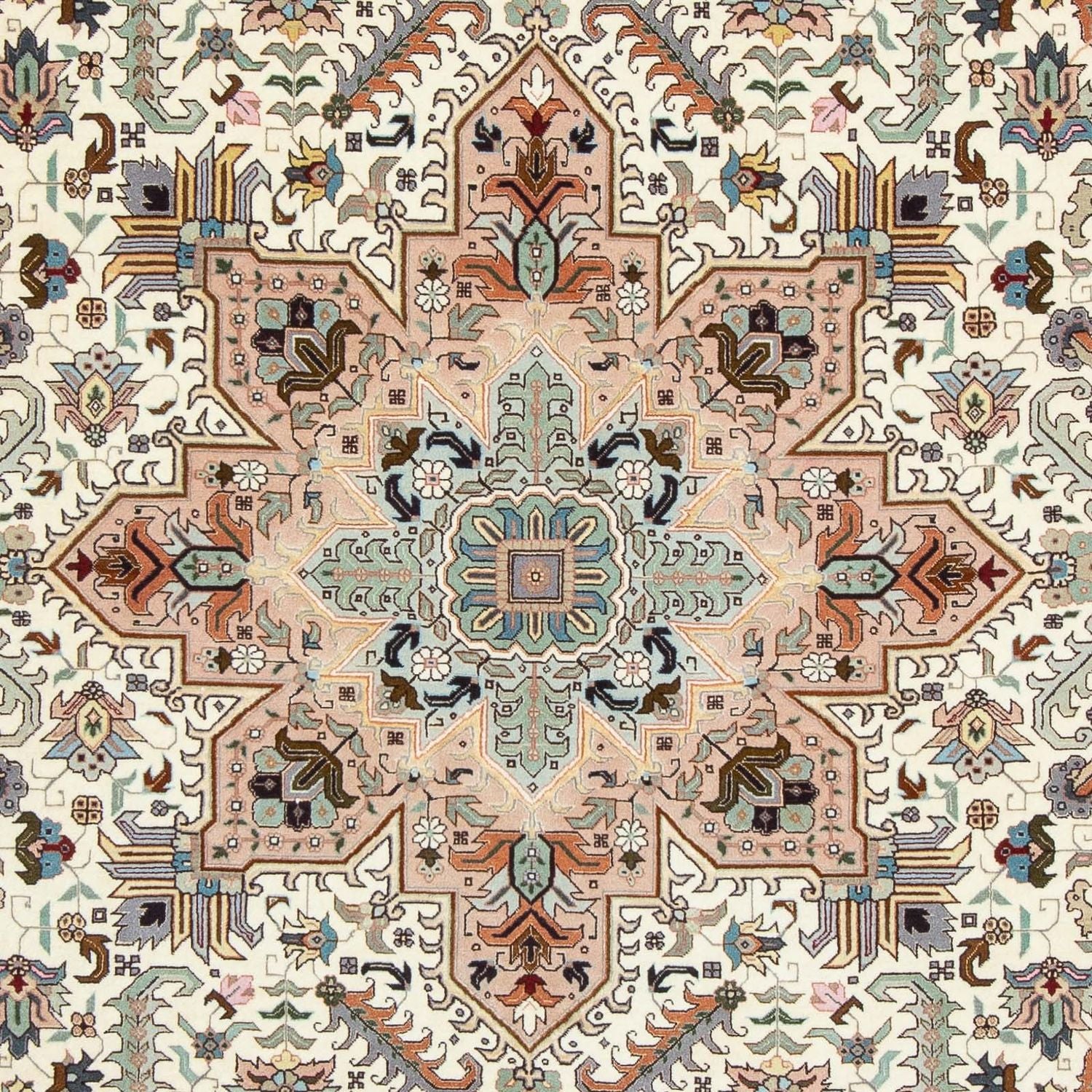 Tapis persan - Tabriz - Royal - 300 x 205 cm - beige