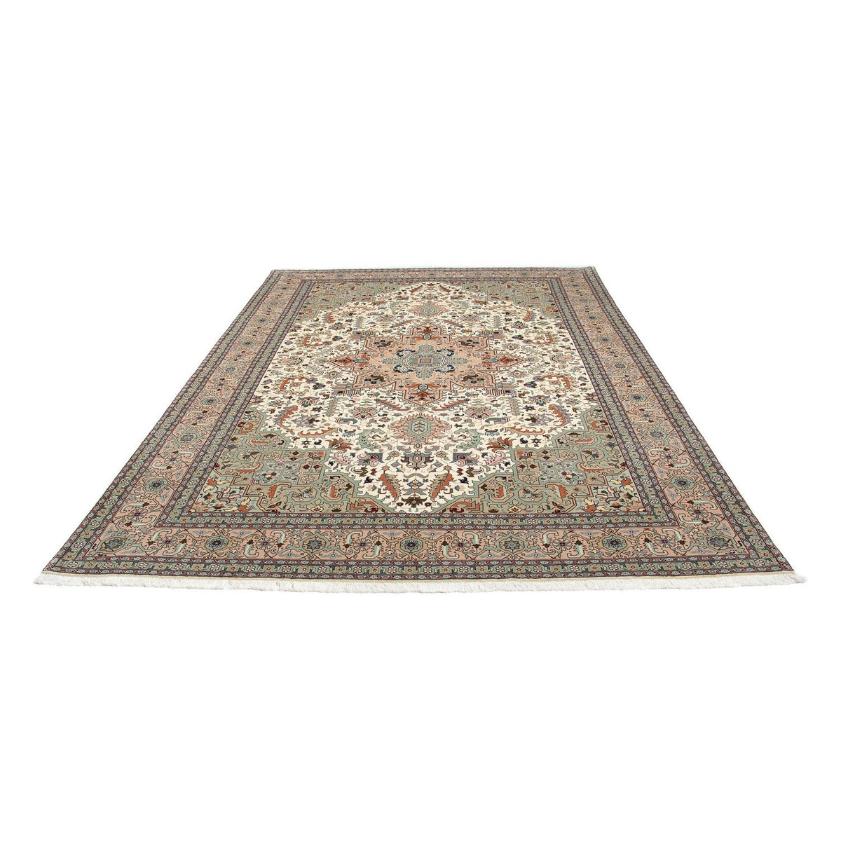 Tapis persan - Tabriz - Royal - 300 x 205 cm - beige