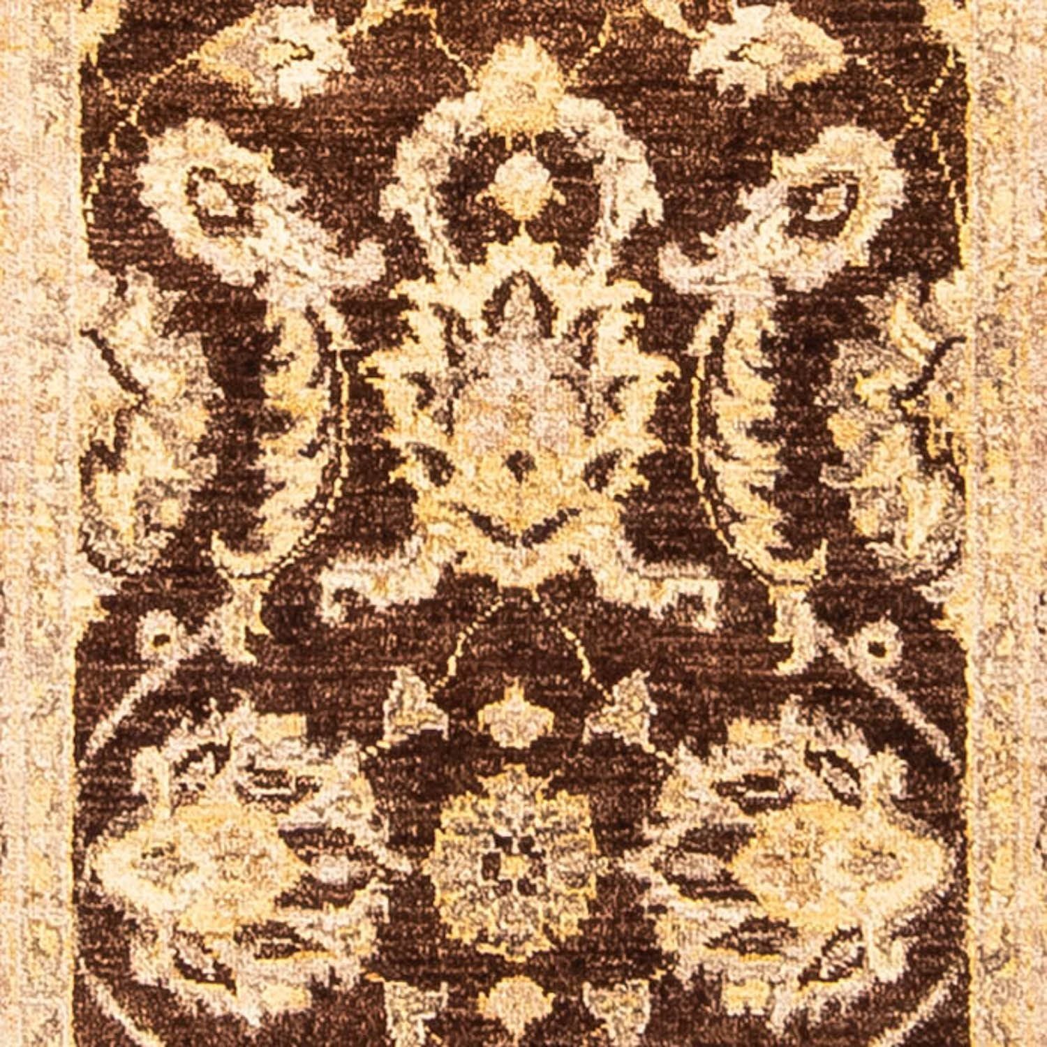 Tapis de couloir Tapis Ziegler - 299 x 90 cm - marron foncé