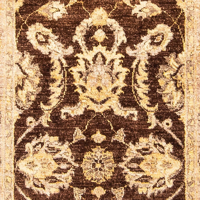 Tapis de couloir Tapis Ziegler - 299 x 90 cm - marron foncé