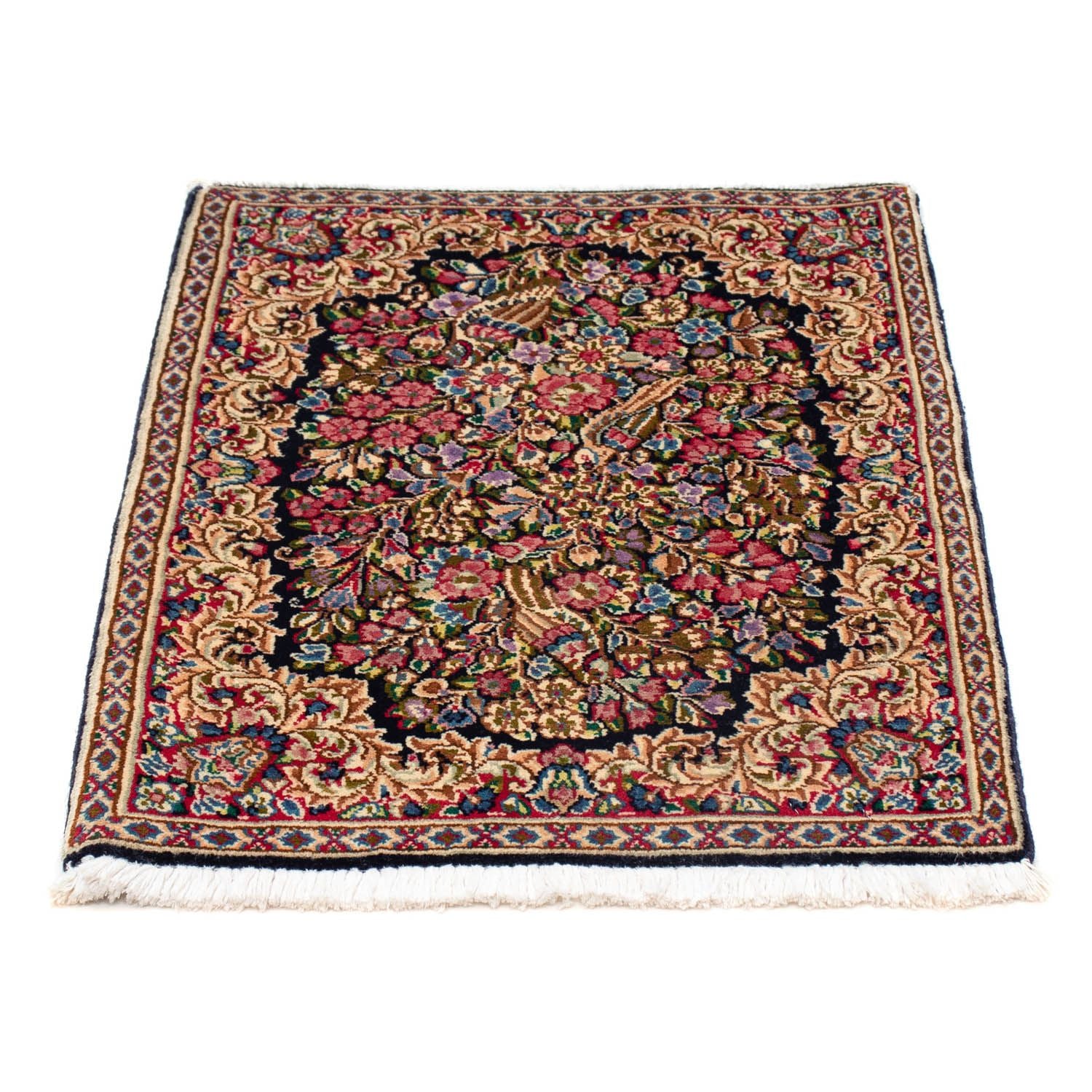 Tapis persan - Royal - 71 x 53 cm - bleu foncé