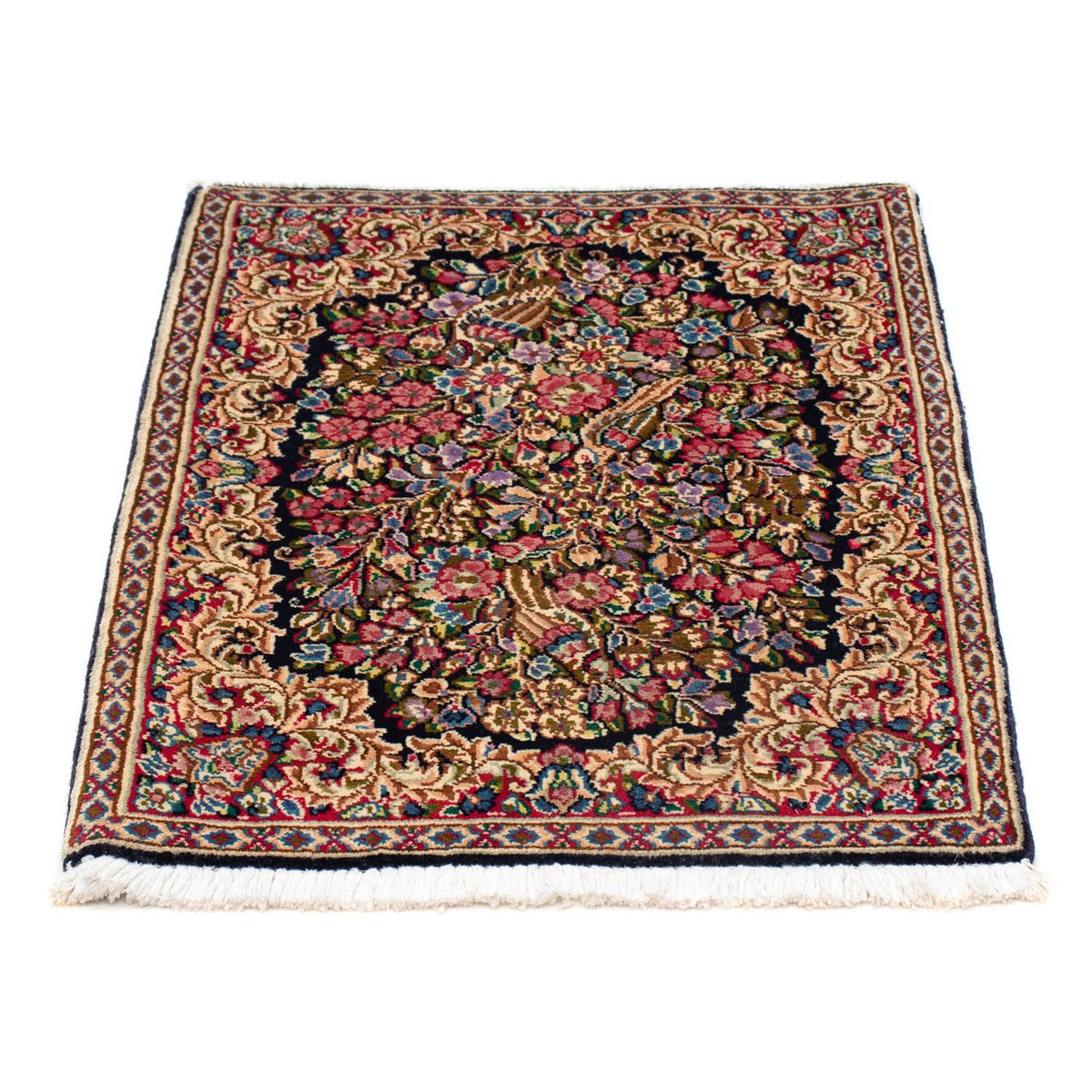 Tapis persan - Royal - 71 x 53 cm - bleu foncé