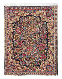 Tapis persan - Royal - 70 x 53 cm - bleu foncé