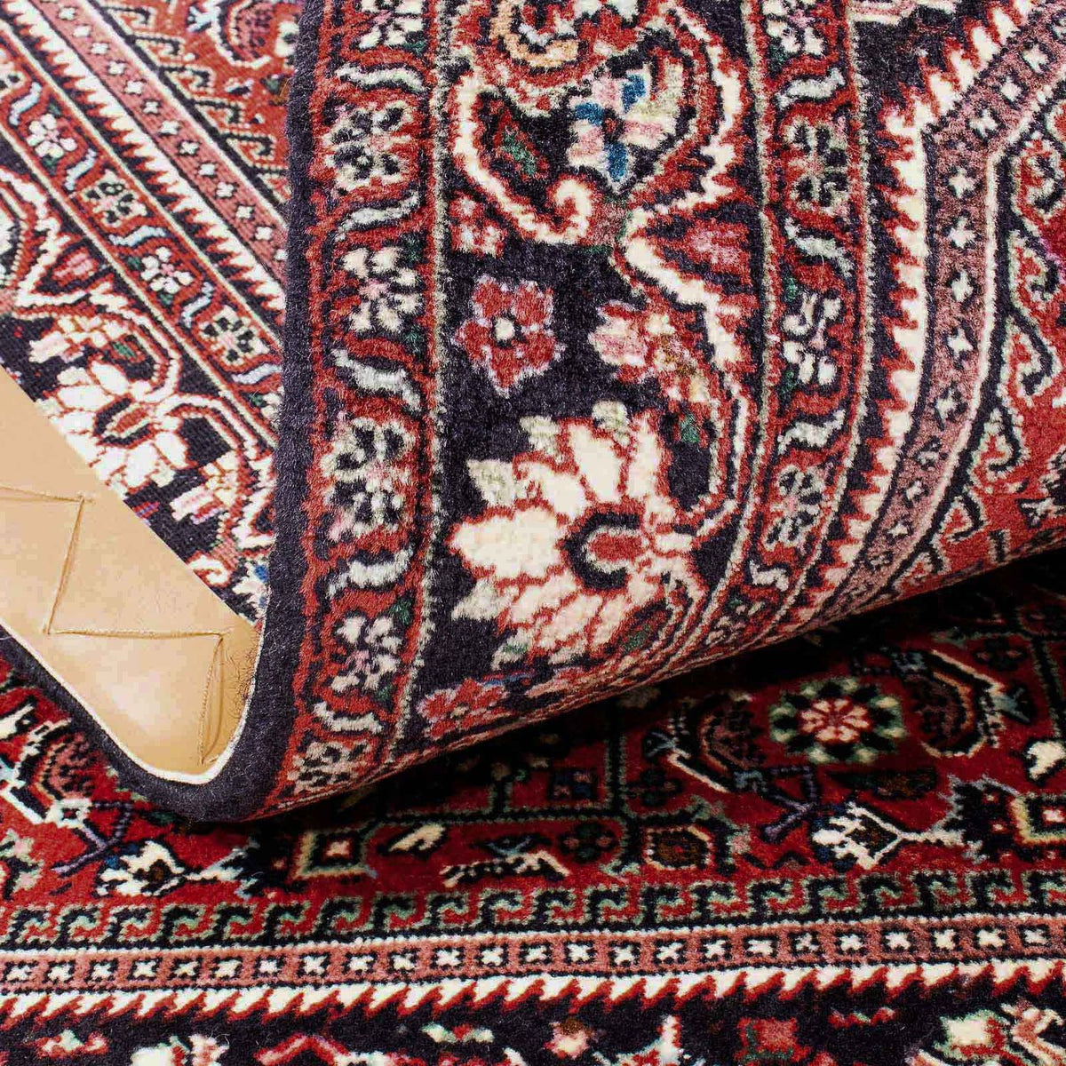 Tapis persan - Bidjar - 172 x 110 cm - rouge clair