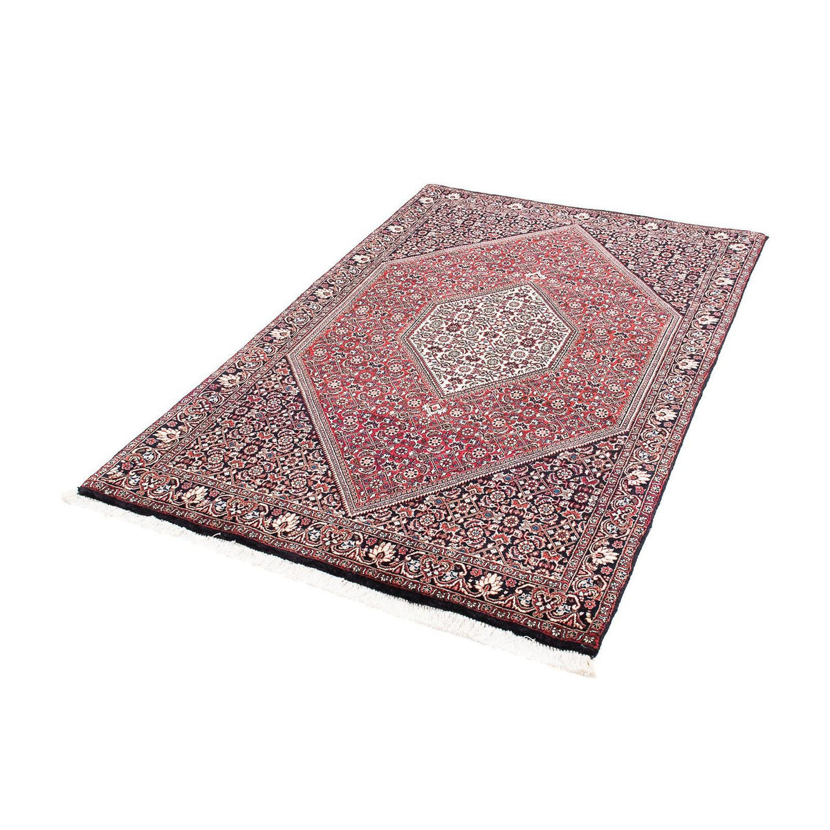 Tapis persan - Bidjar - 172 x 110 cm - rouge clair