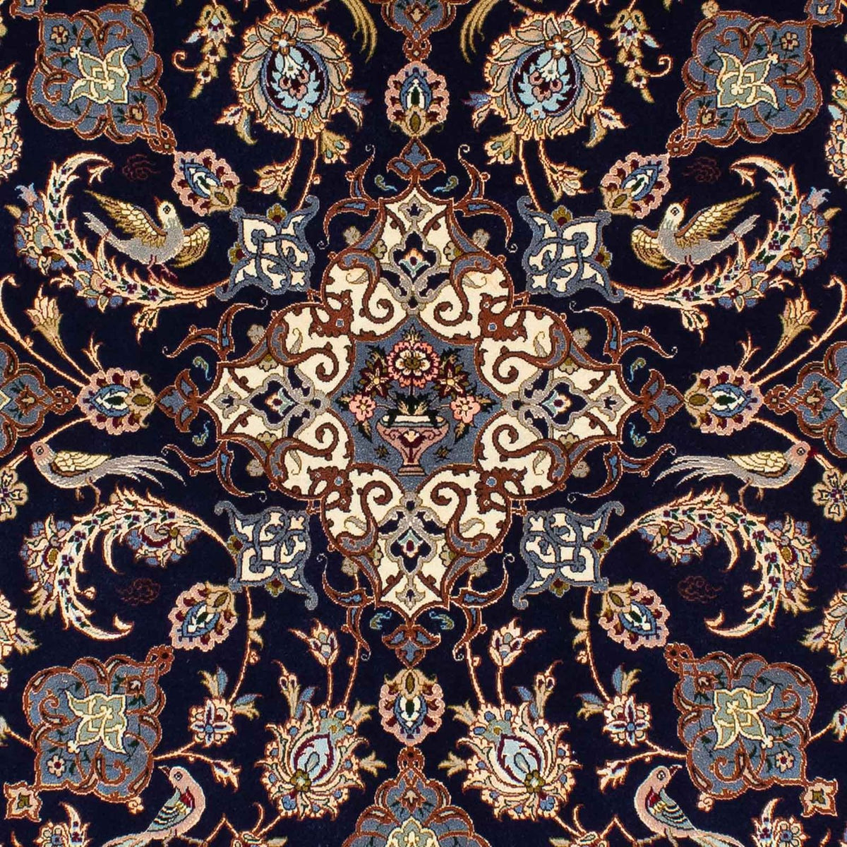 Tapis persan - Isfahan - Premium - 235 x 160 cm - bleu foncé