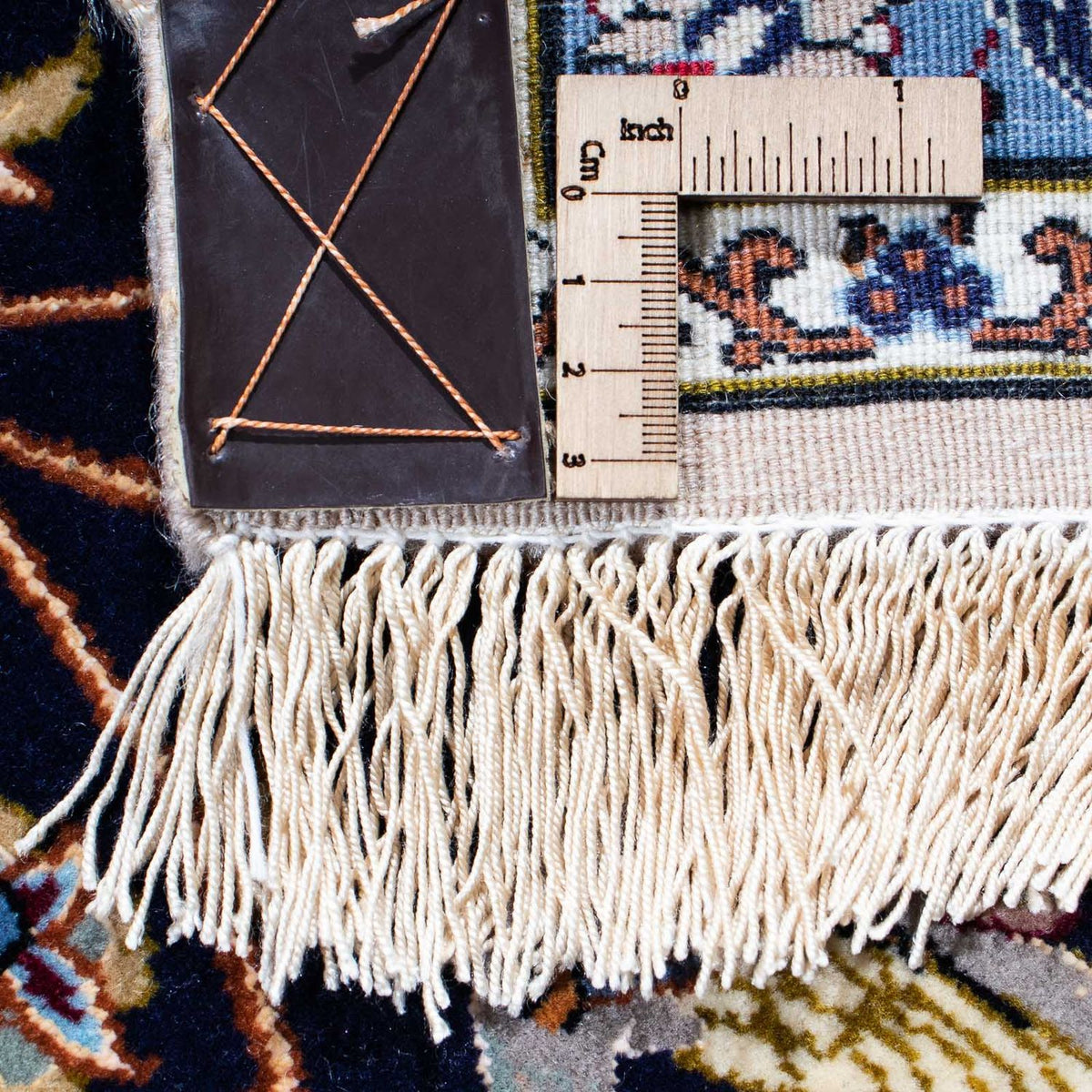 Tapis persan - Isfahan - Premium - 235 x 160 cm - bleu foncé