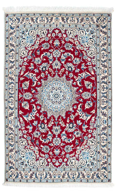 Tapis persan - Nain - Royal - 173 x 110 cm - rouge foncé