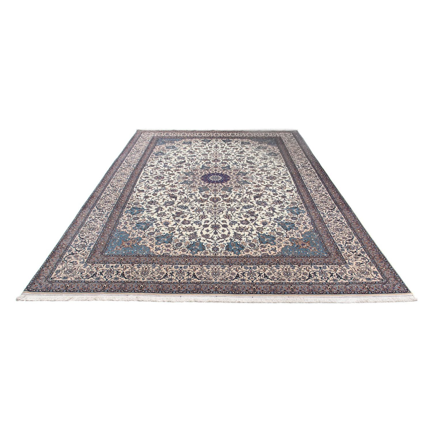 Tapis persan - Nain - Premium - 368 x 254 cm - beige