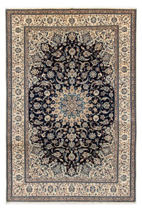 Tapis persan - Nain - Royal - 309 x 203 cm - noir