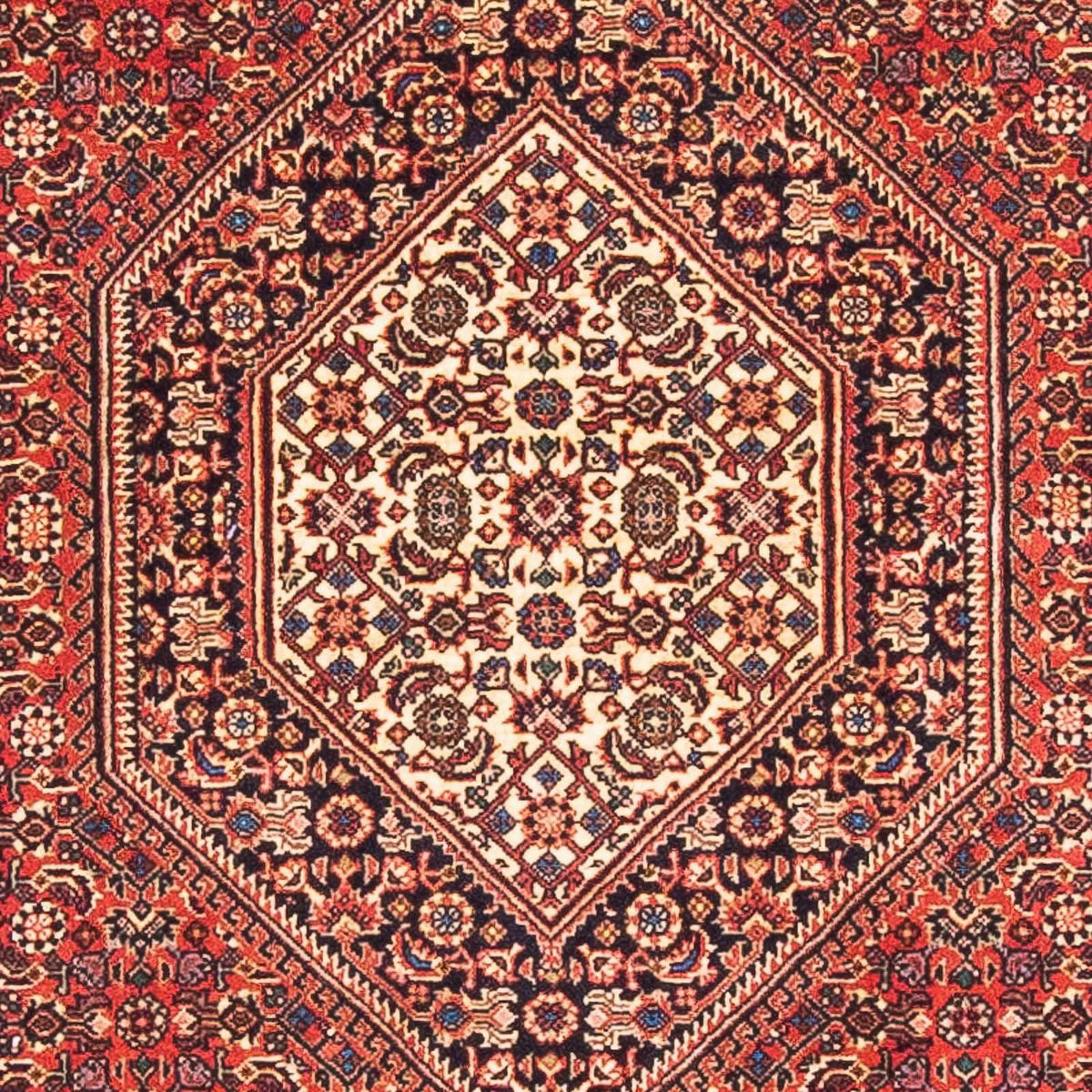 Tapis persan - Bidjar - 153 x 92 cm - rouge