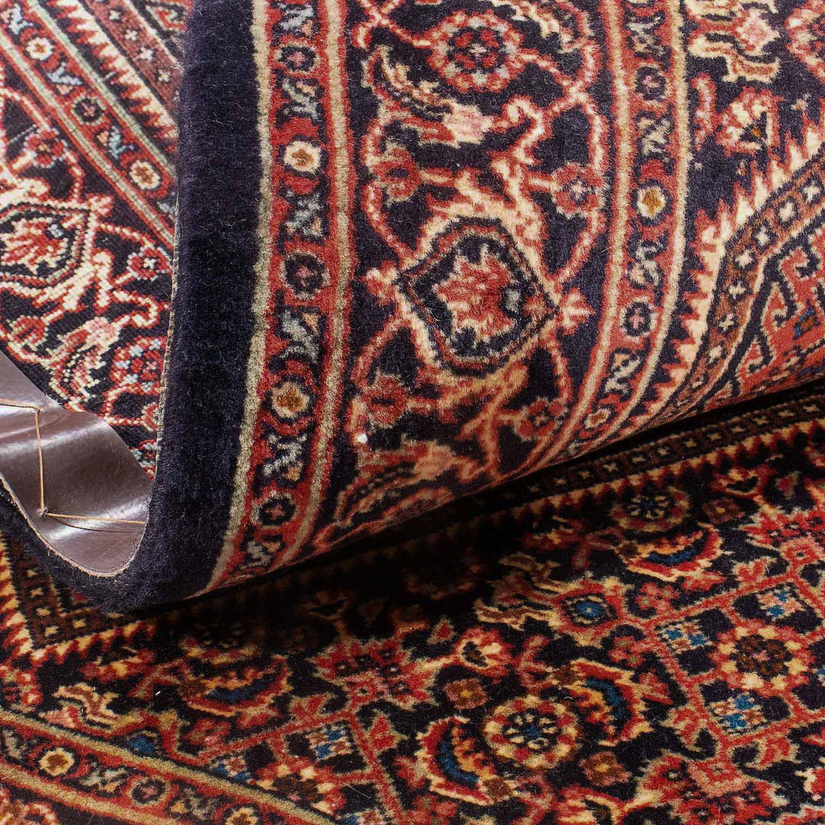 Tapis persan - Bidjar - 153 x 92 cm - rouge